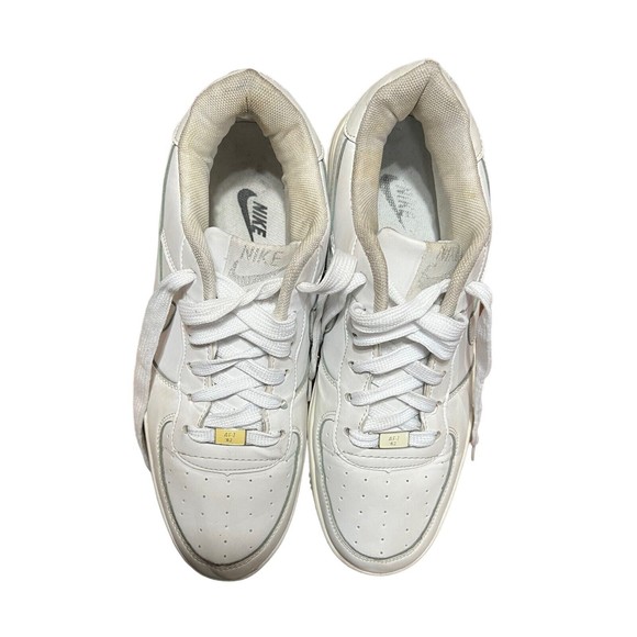 Nike Air Force 1 '82 Triple White Leather Air Max Shoes Mens Size 9.5 (1686818) - Picture 8 of 13